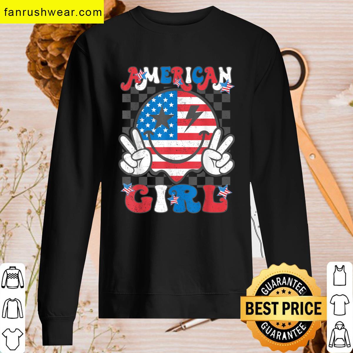 Retro American Girl Apparel Festive Style T-shirt