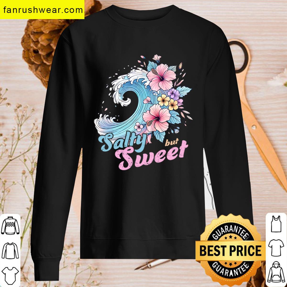 Salty Sweet Design Beach Style T-shirt