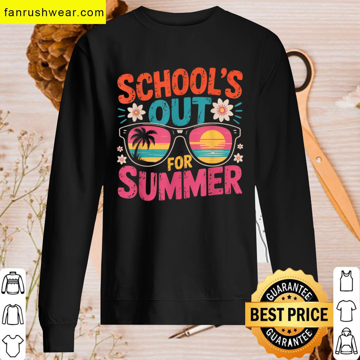 Schools Out Summer Teachers Gift T-shirt