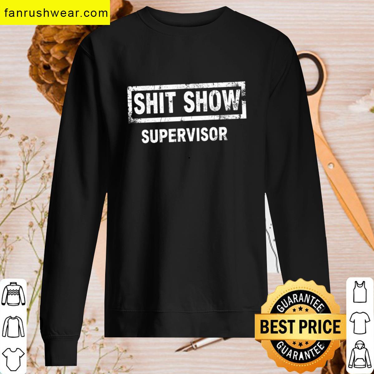 Shit Show Funny Oversized T-shirt