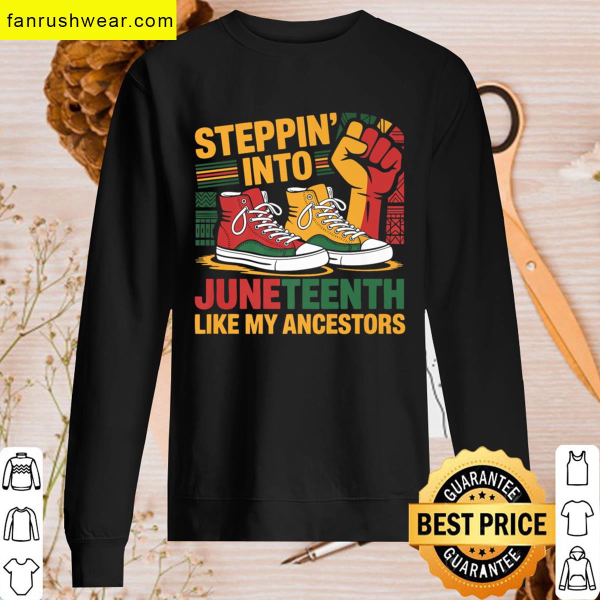 Steppin Juneteenth Heritage T-shirt