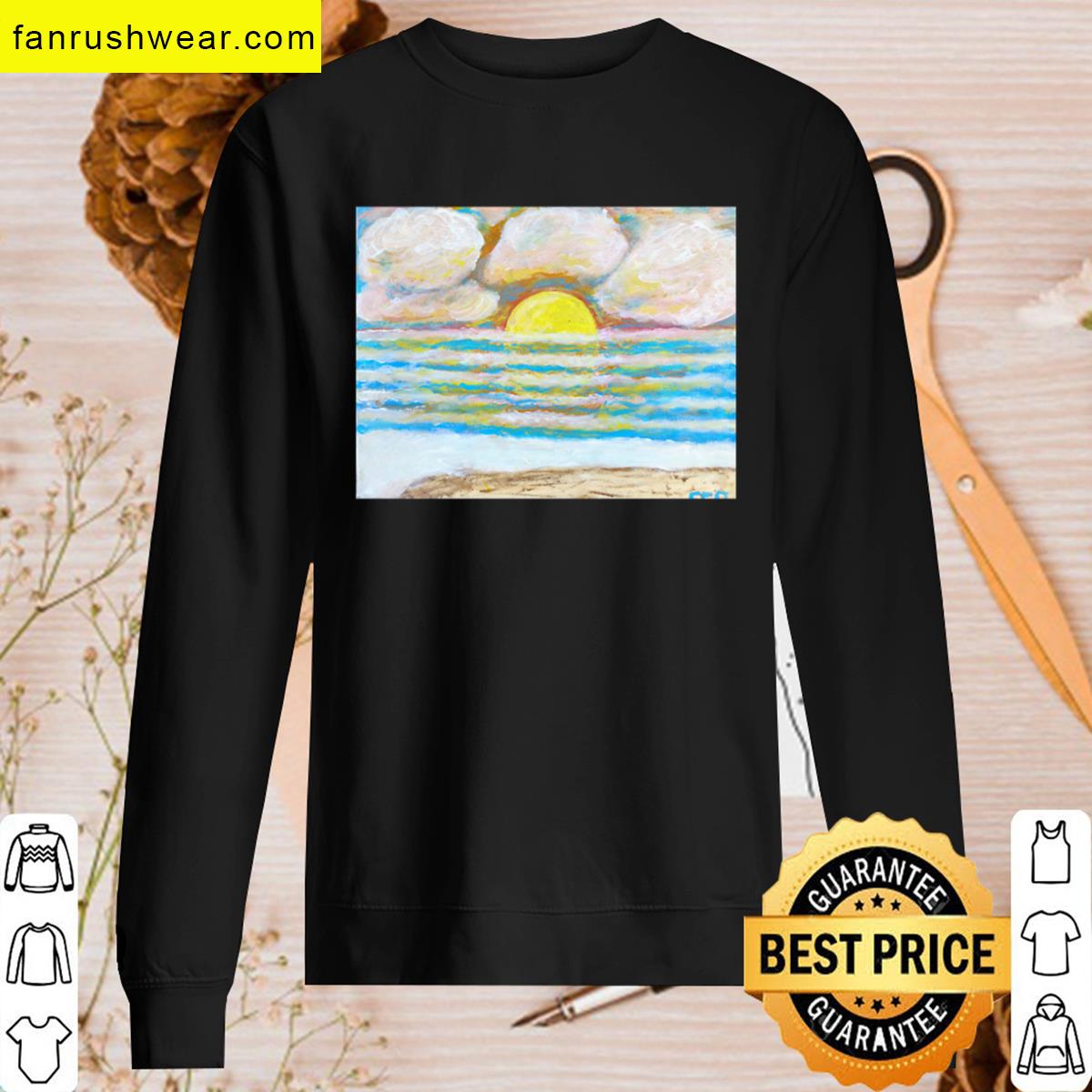 Sunset Ocean Scene Tee T-shirt