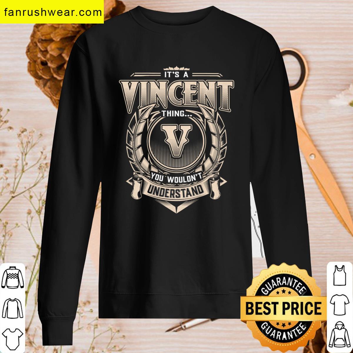 Vincent Name Unique Style T-shirt