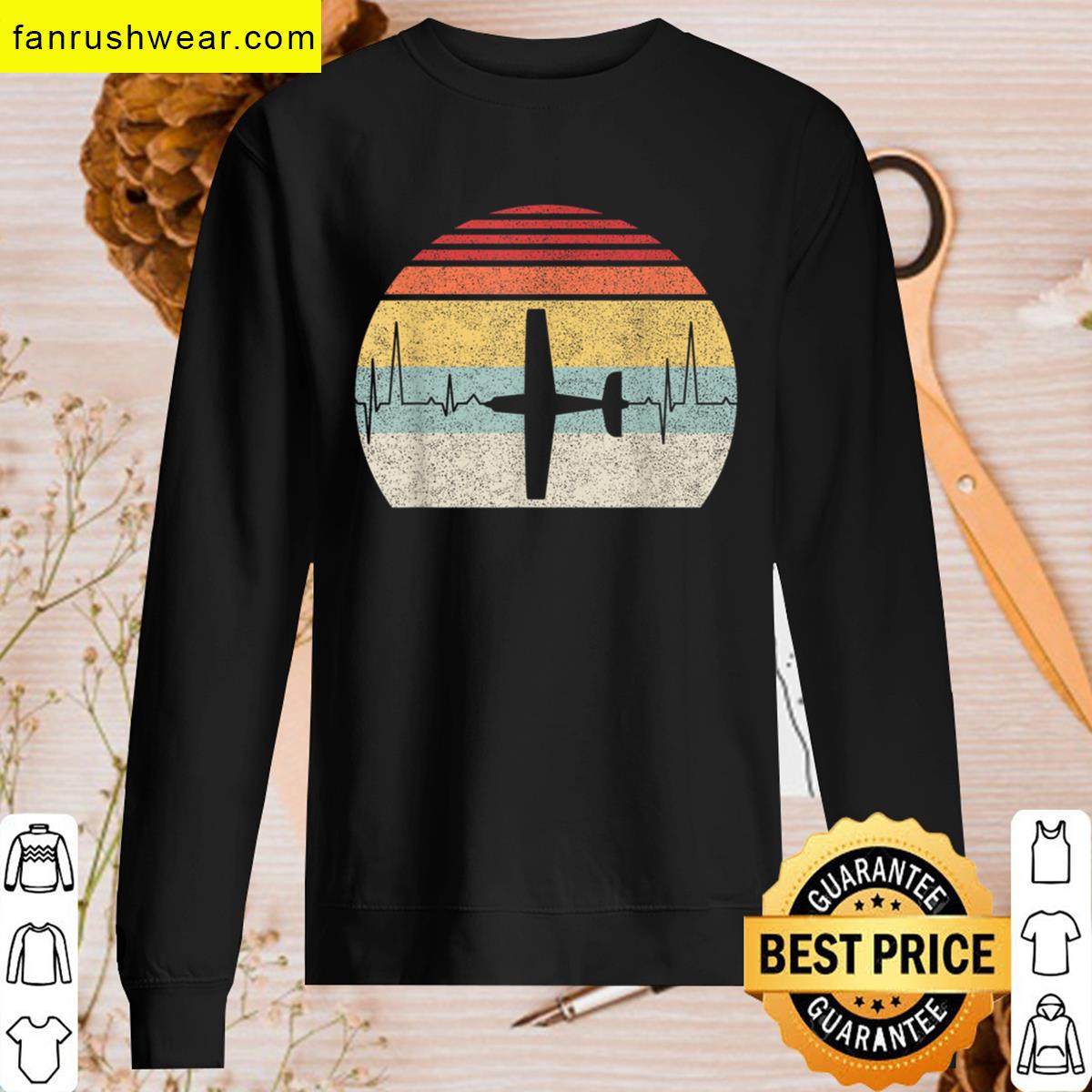 Vintage Retro Pilot Style Tee T-shirt