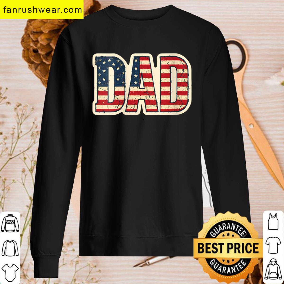 Womens July 4th Vintage T-shirt