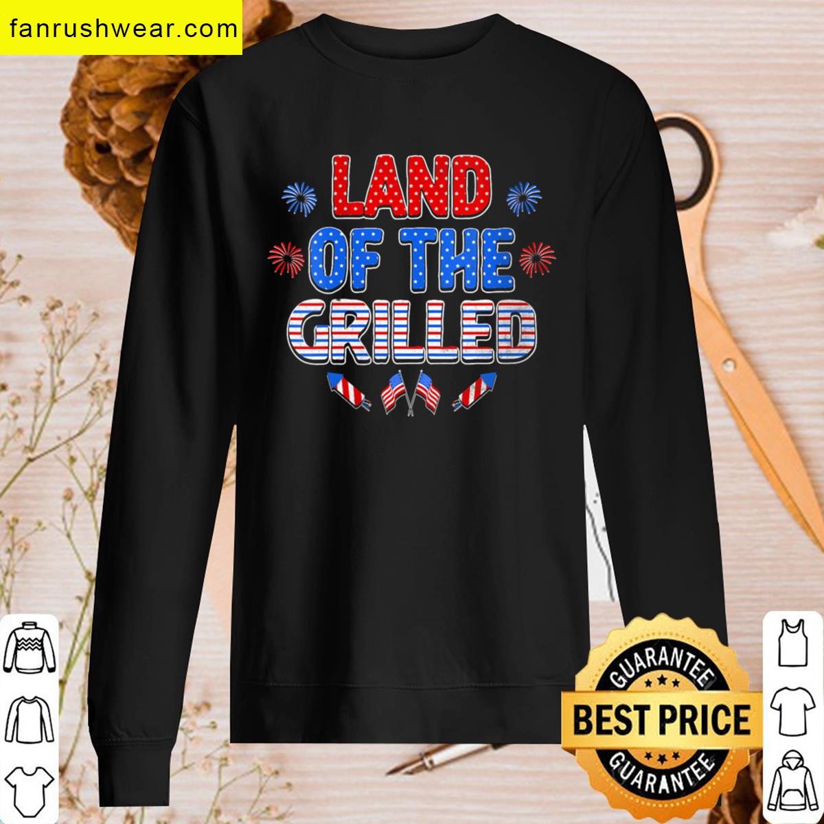 Womens Patriotic Bbq Lover T-shirt