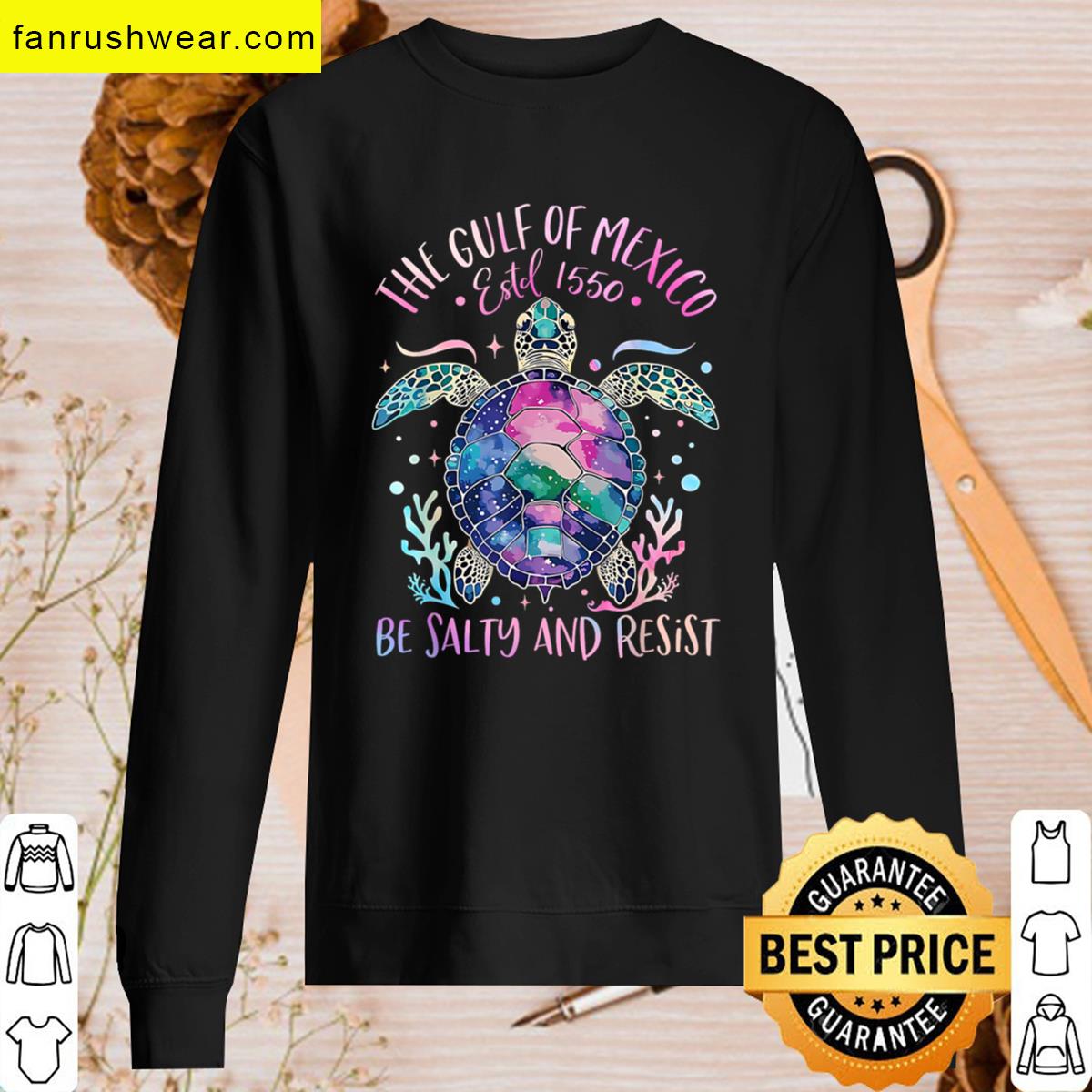Womens Turtle Estd 1550 T-shirt