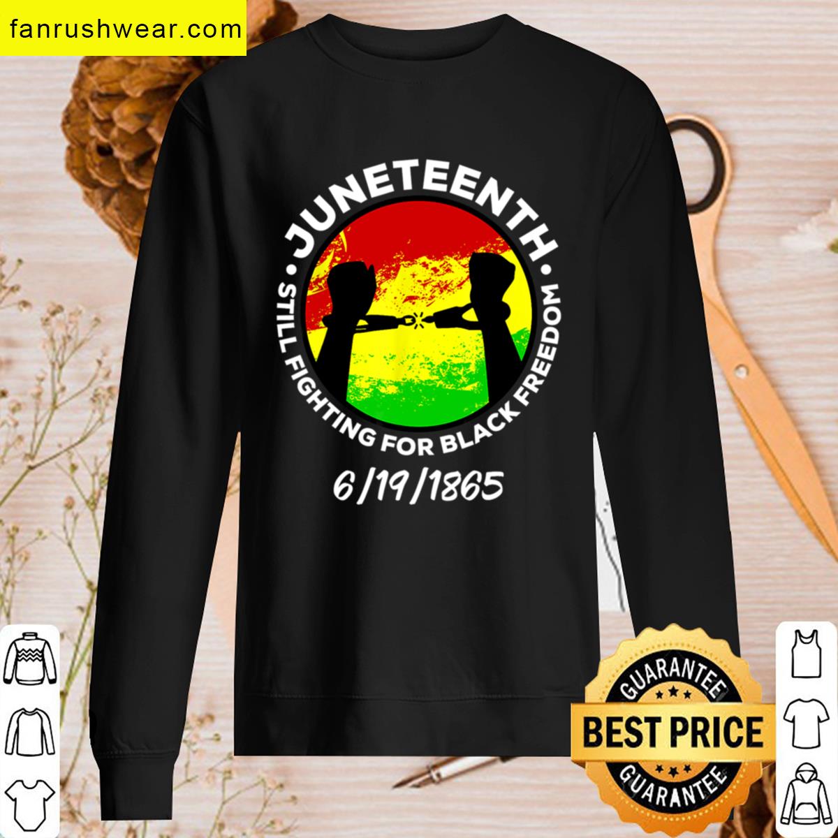 Black Freedom Vintage Day T-shirt