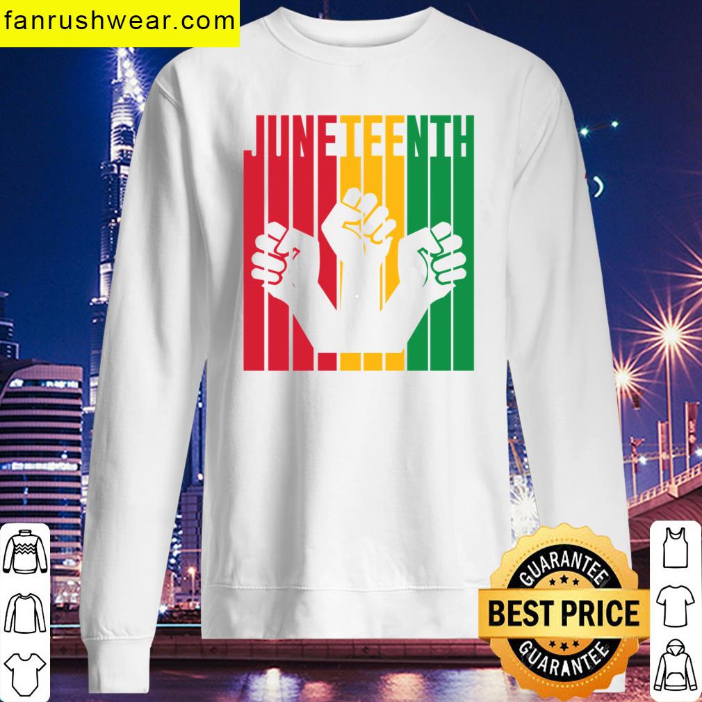 Juneteenth Activism Fists Apparel T-shirt