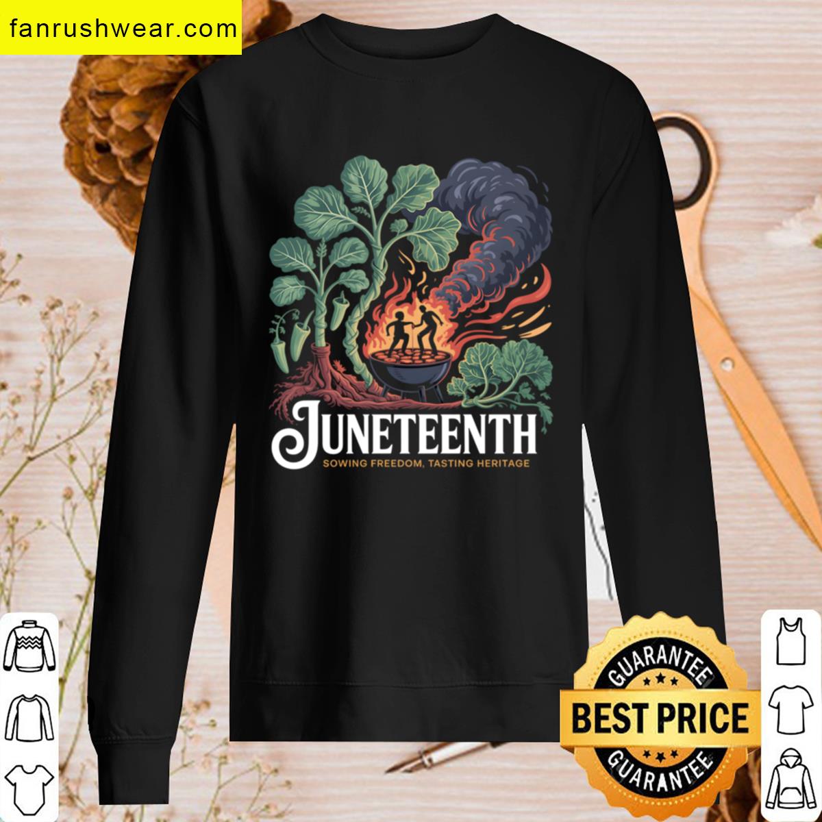 Juneteenth Men Women Gardening Tee T-shirt