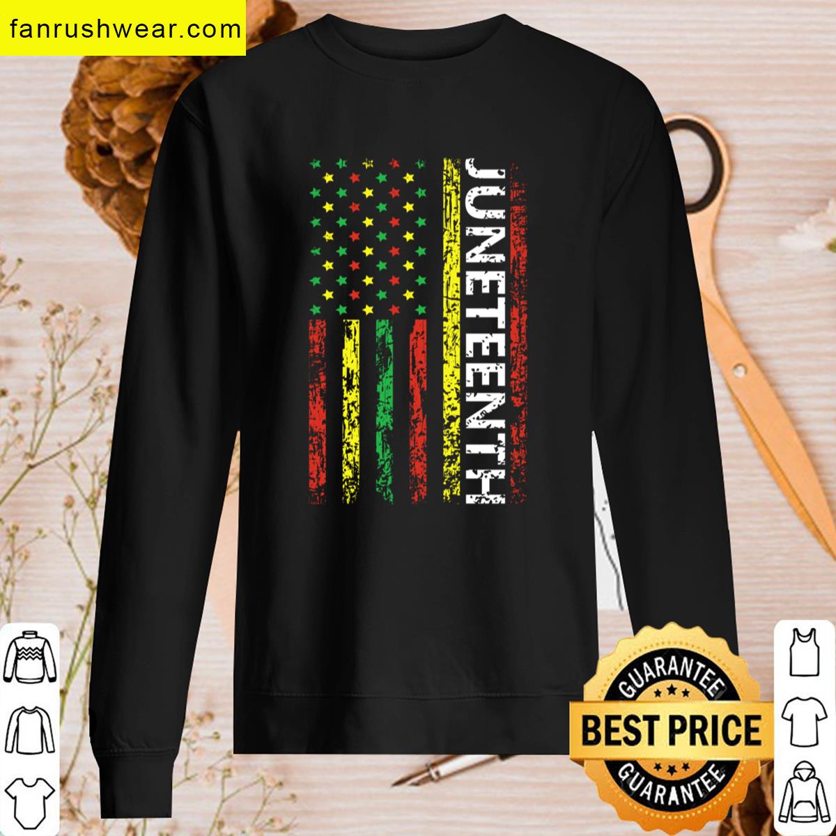 Juneteenth Vibrant Flag T-shirt