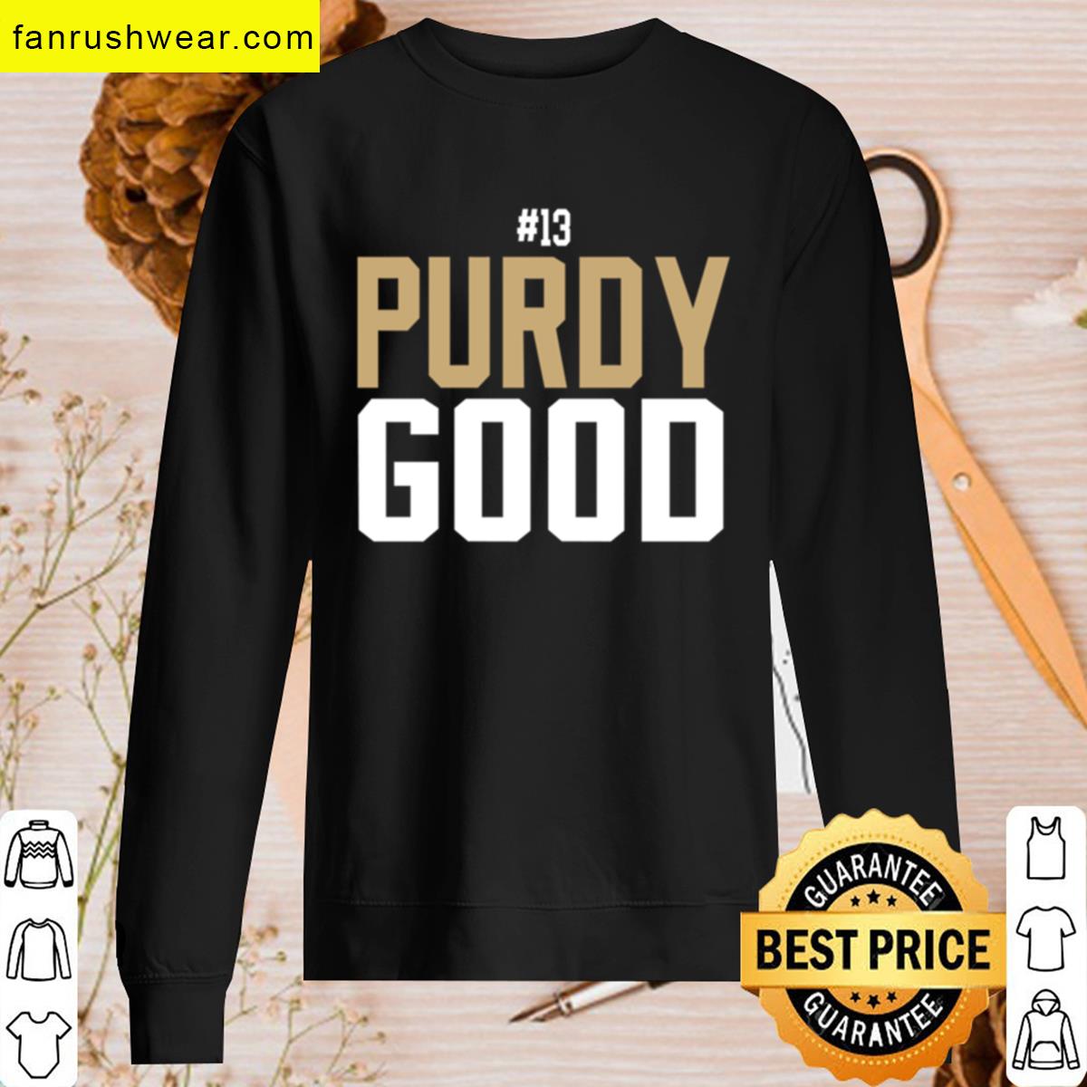 Niners Red Purdy Good Apparel T-shirt