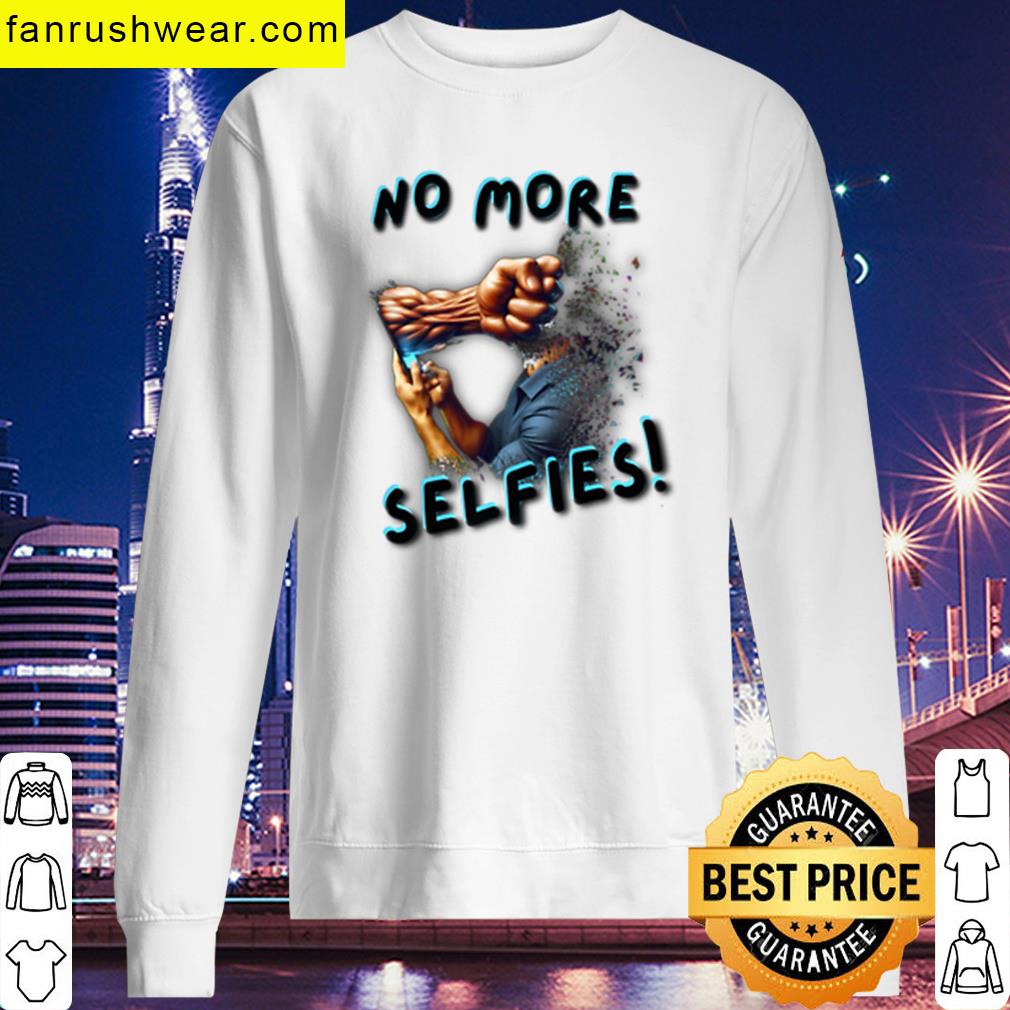 No More Selfies Graphic Tee T-shirt