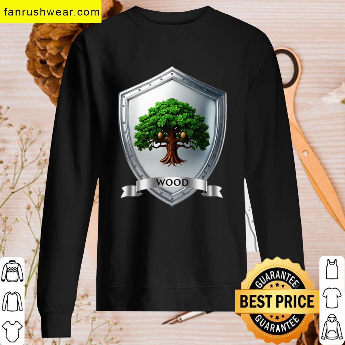 Oversized Wood Crest T-shirt