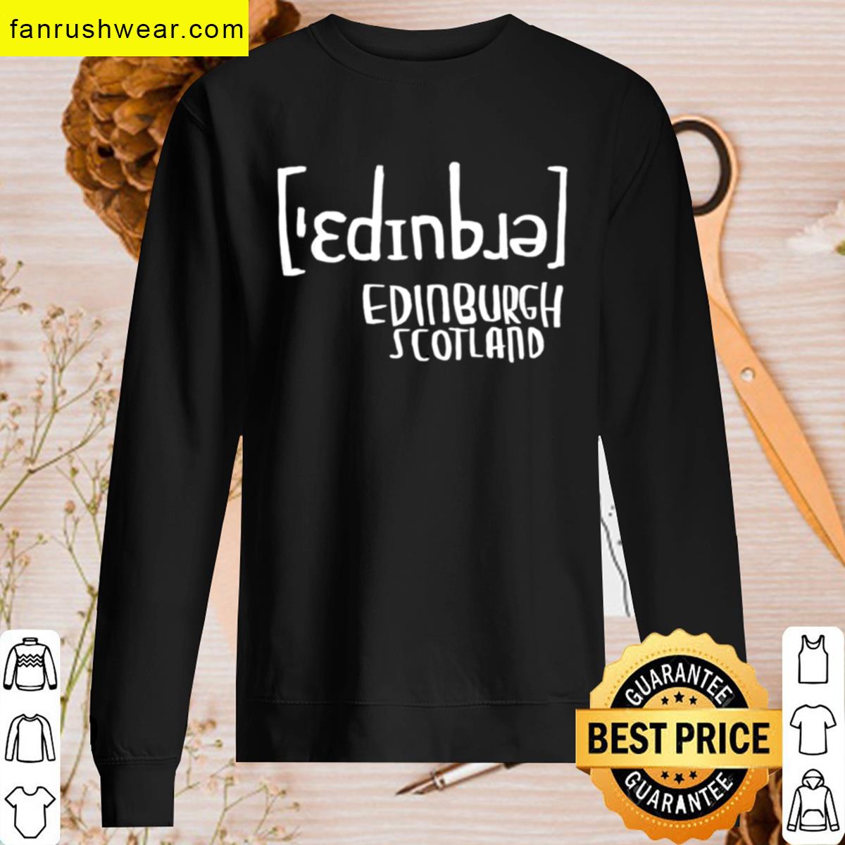 Pronunciation Edinburgh Scotland Casual Wear T-shirt