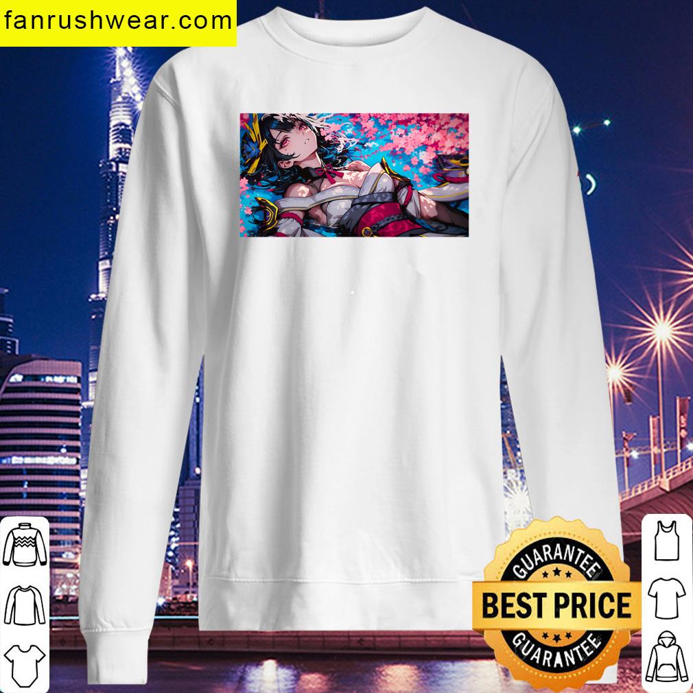 Raiden Shogun Anime Design T-shirt