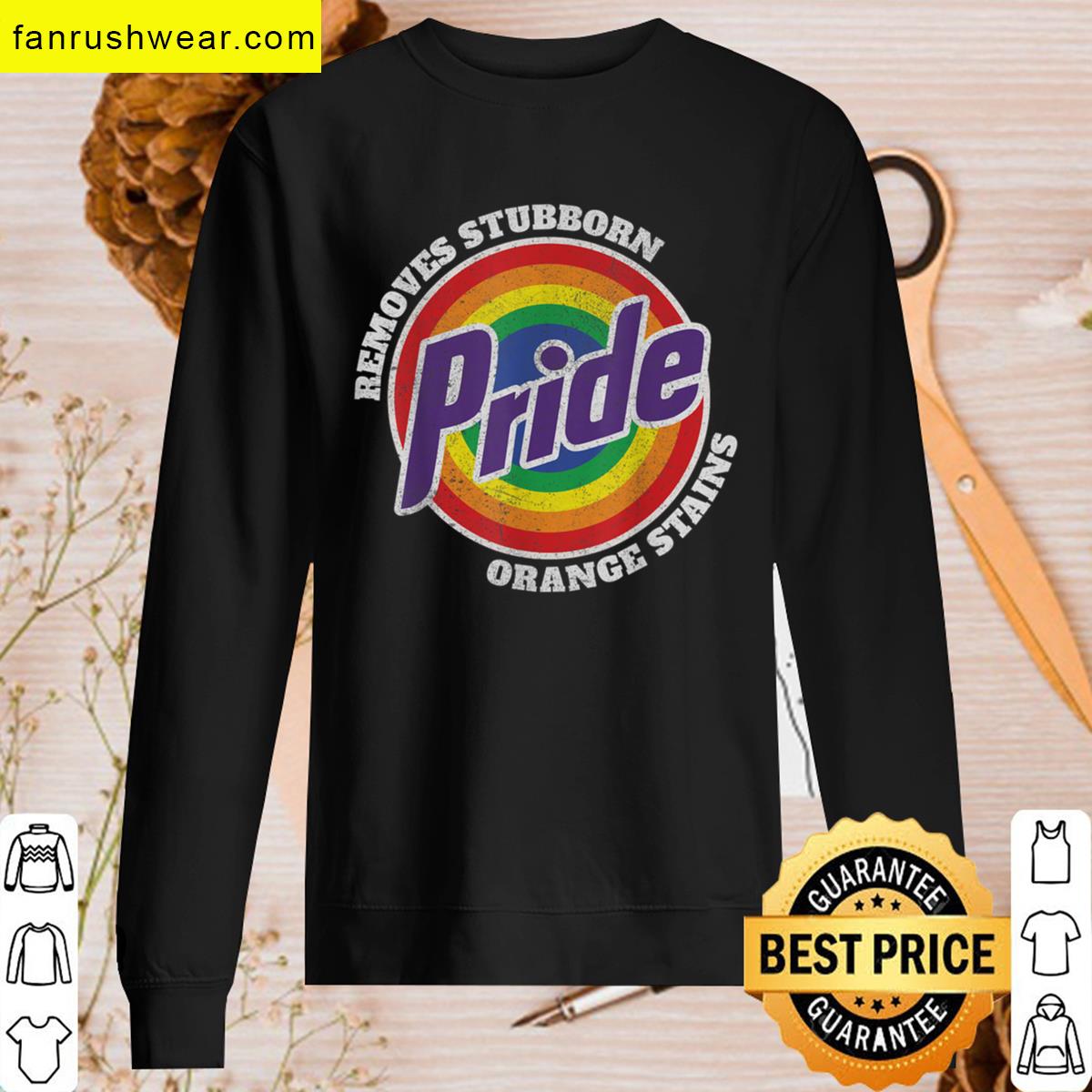 Resist Trump Orange Stains Colorful Message T-shirt