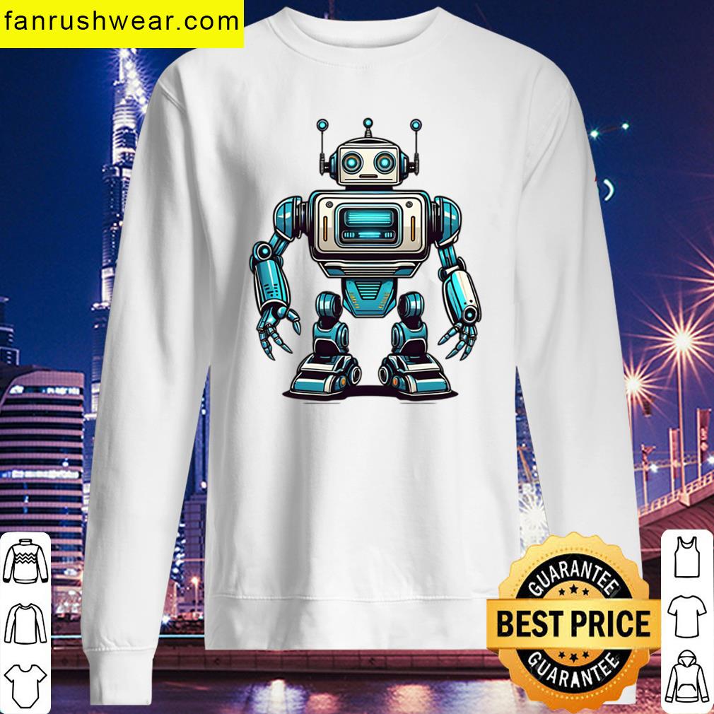 Retro Futuristic Oversized Robot T-shirt