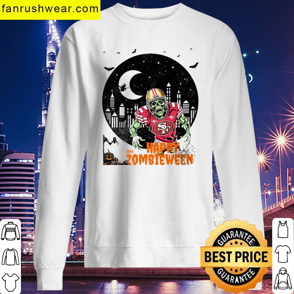 San Francisco 49er Spooky Design T-shirt
