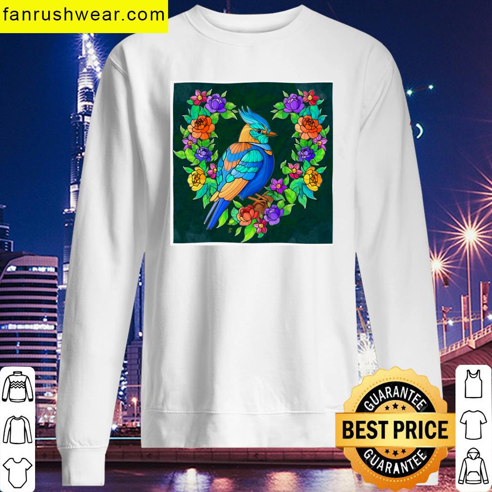 Spring Blue Jay Graphic T-shirt