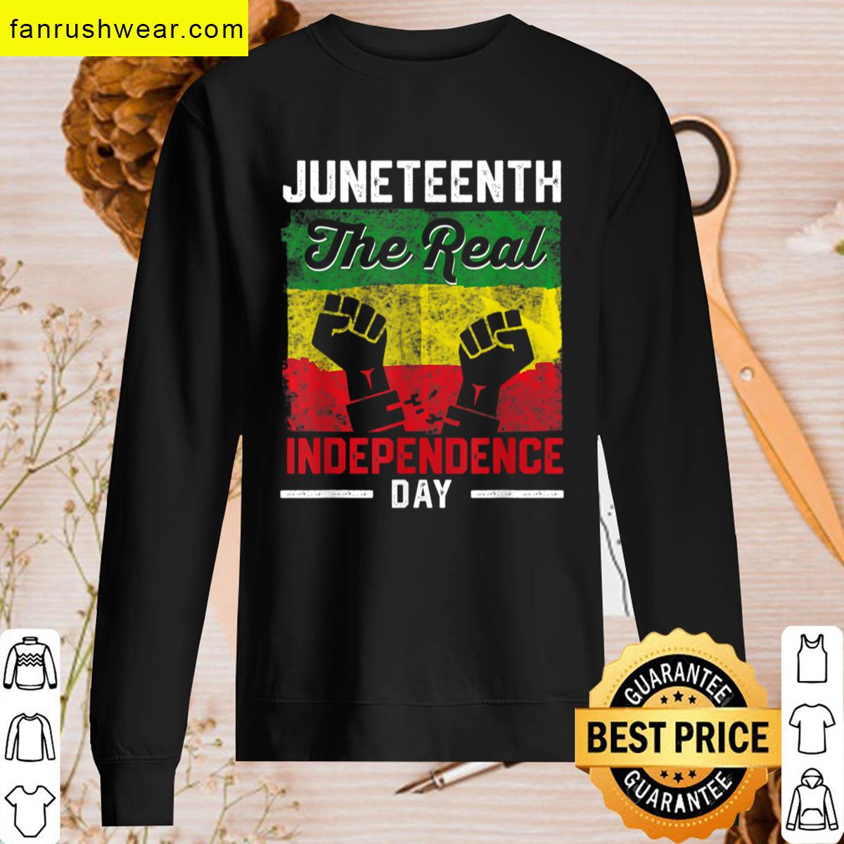 The Real Juneteenth Celebration Apparel T-shirt