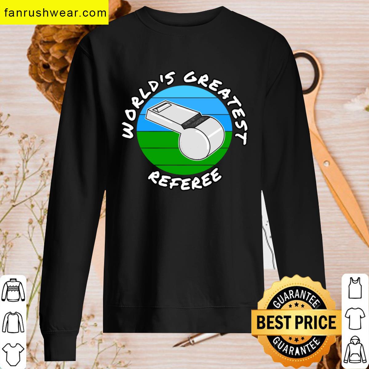 Worlds Greatest Referee Baseball T-shirt
