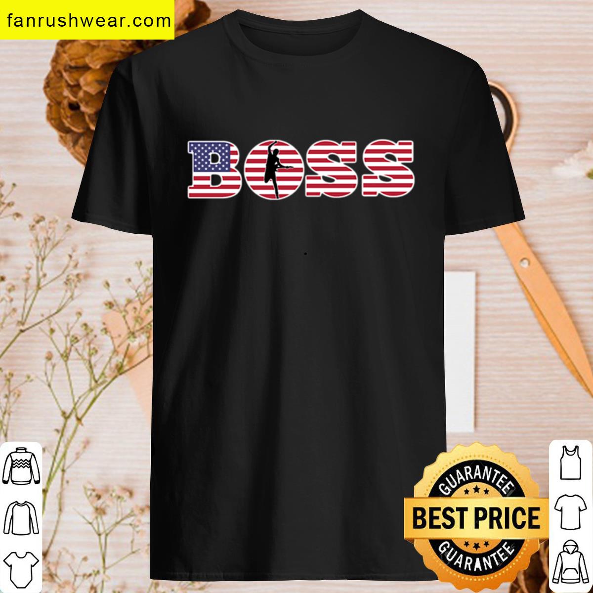 Boss Flag Graphic T-shirt