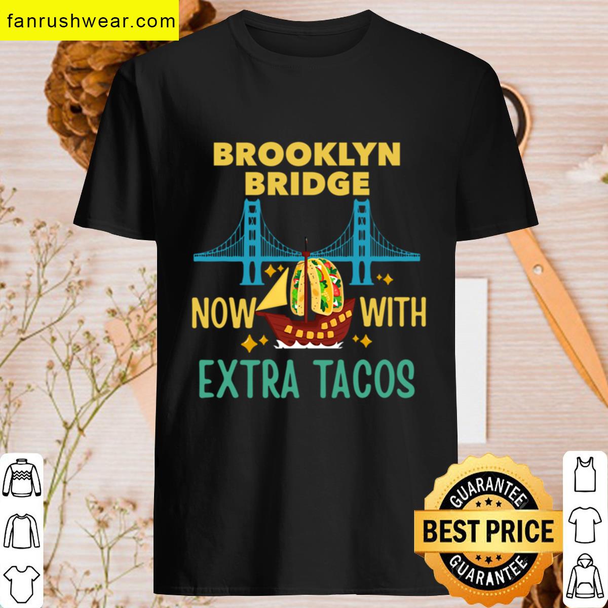 Brooklyn Bridge Graphic Tee With Tacos T-shirt