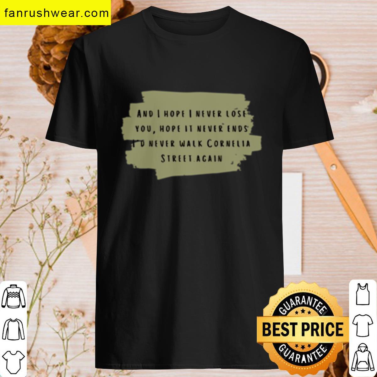 I Hope Lyrics Taylor Swift T-shirt