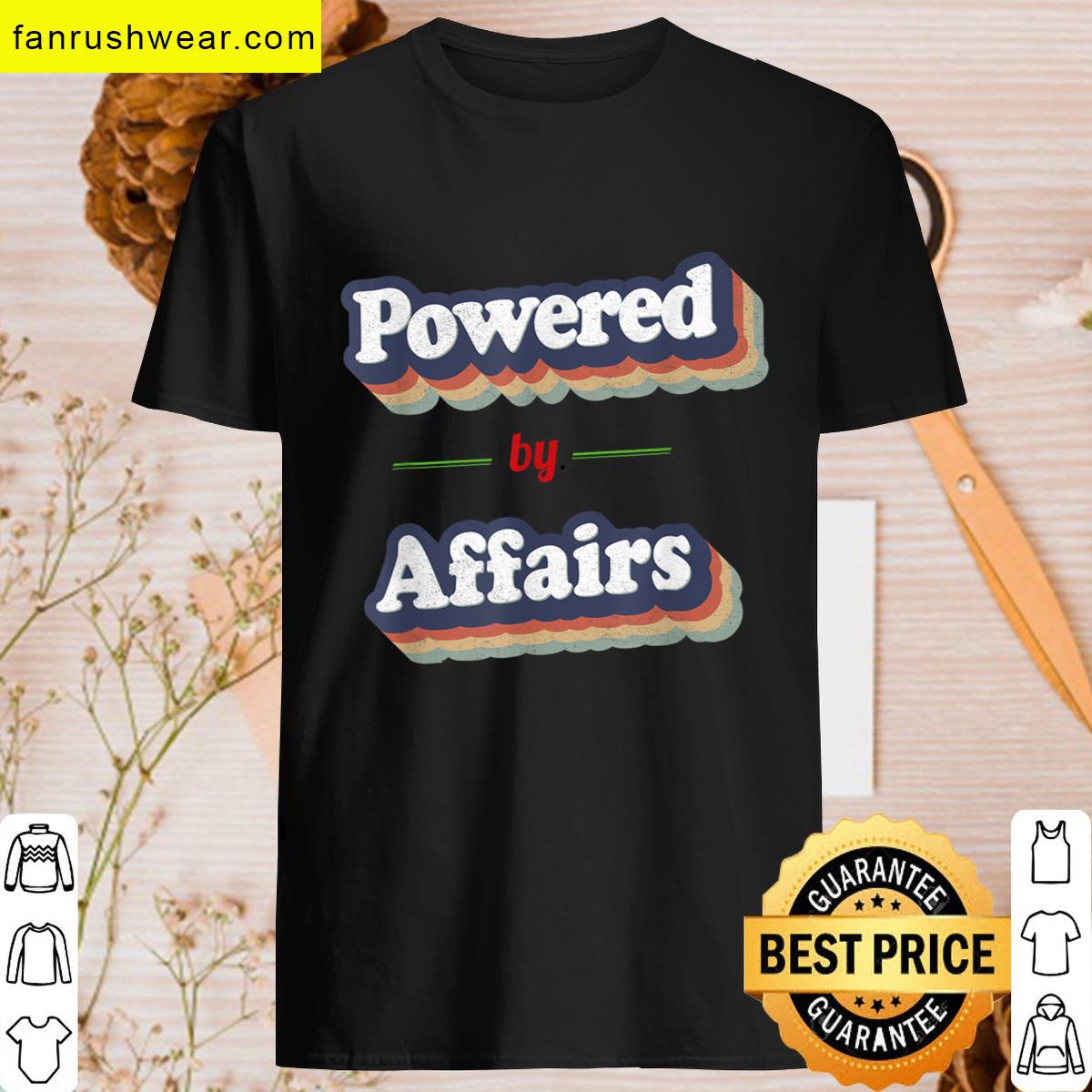 Powered By Affairs Casual Wear T-shirt