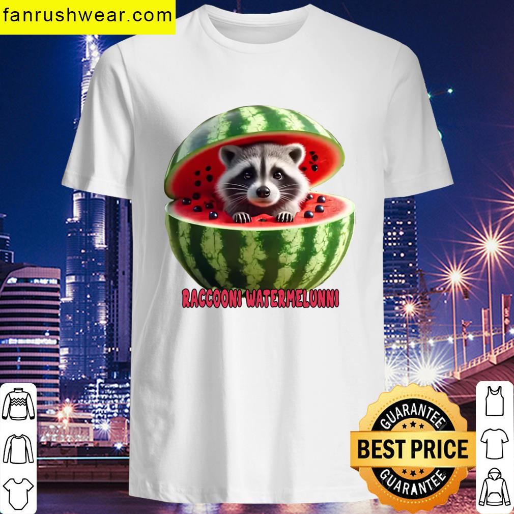 Raccooni Fun Italian Theme T-shirt