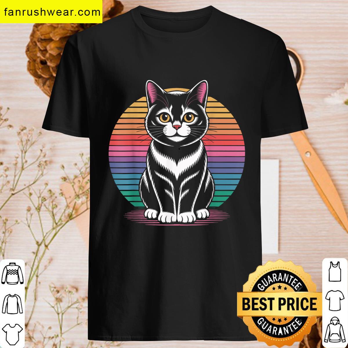 Retro Cat Clothing T-shirt