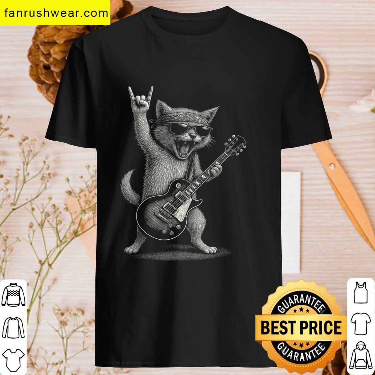 Retro Cat Funny Tee T-shirt