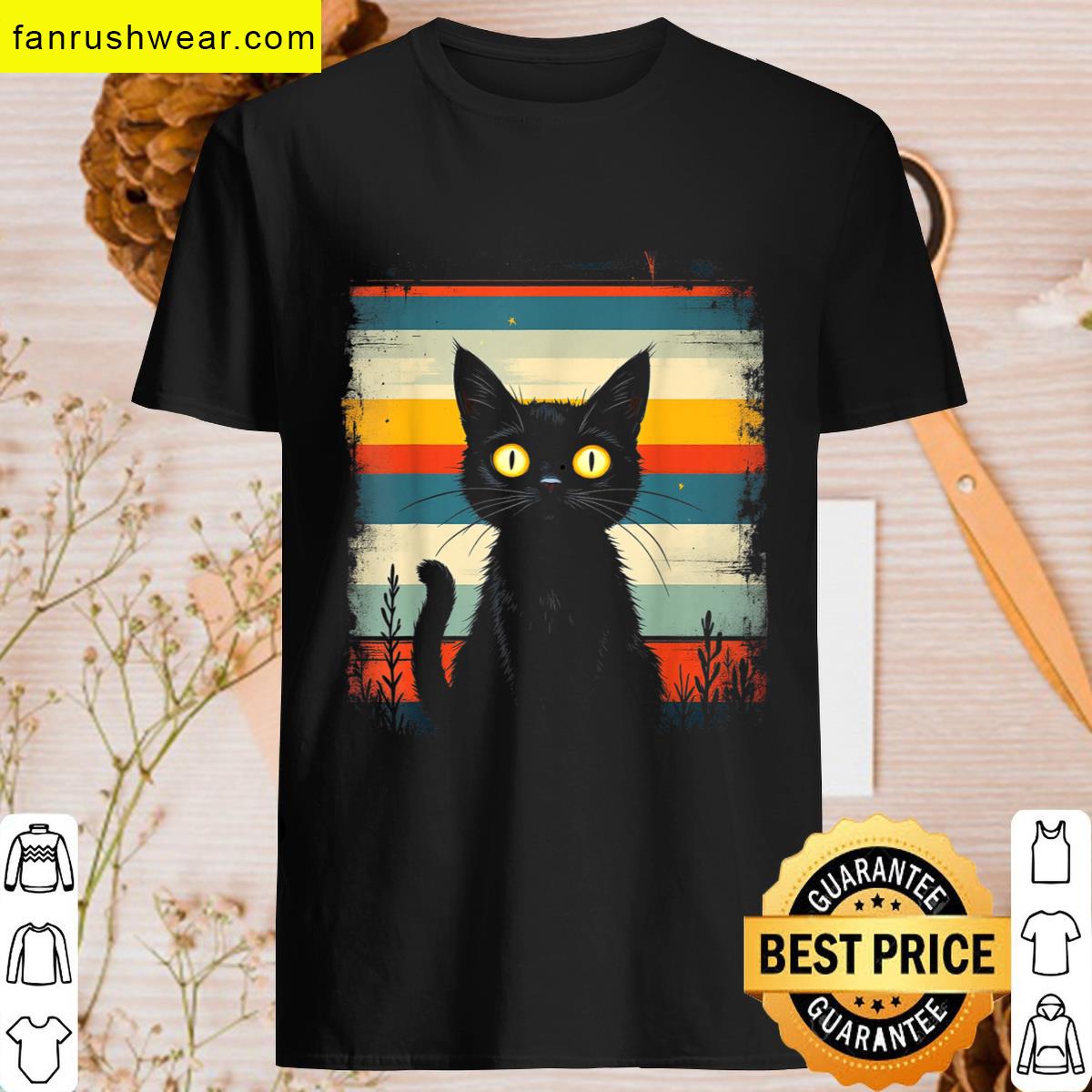 Retro Cat Style T-shirt