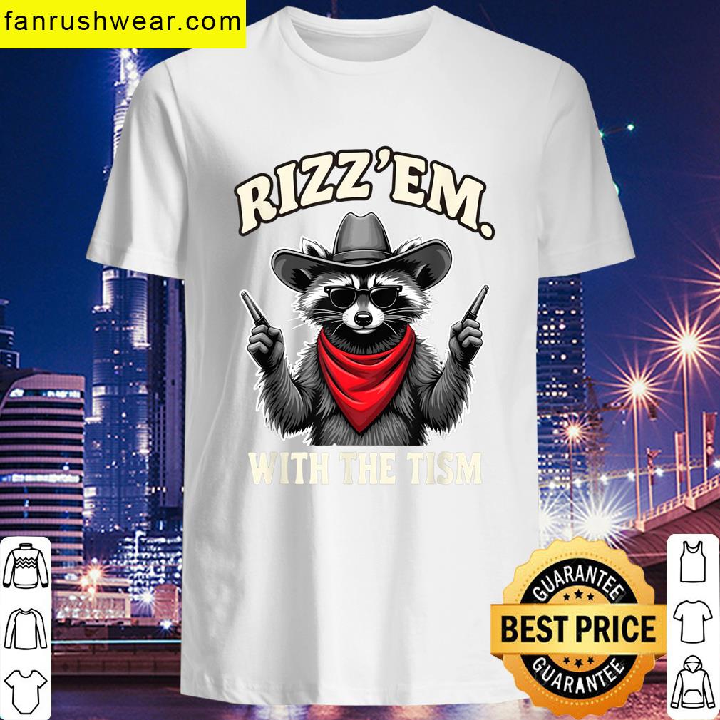 Rizz Tism Cat Illustration T-shirt