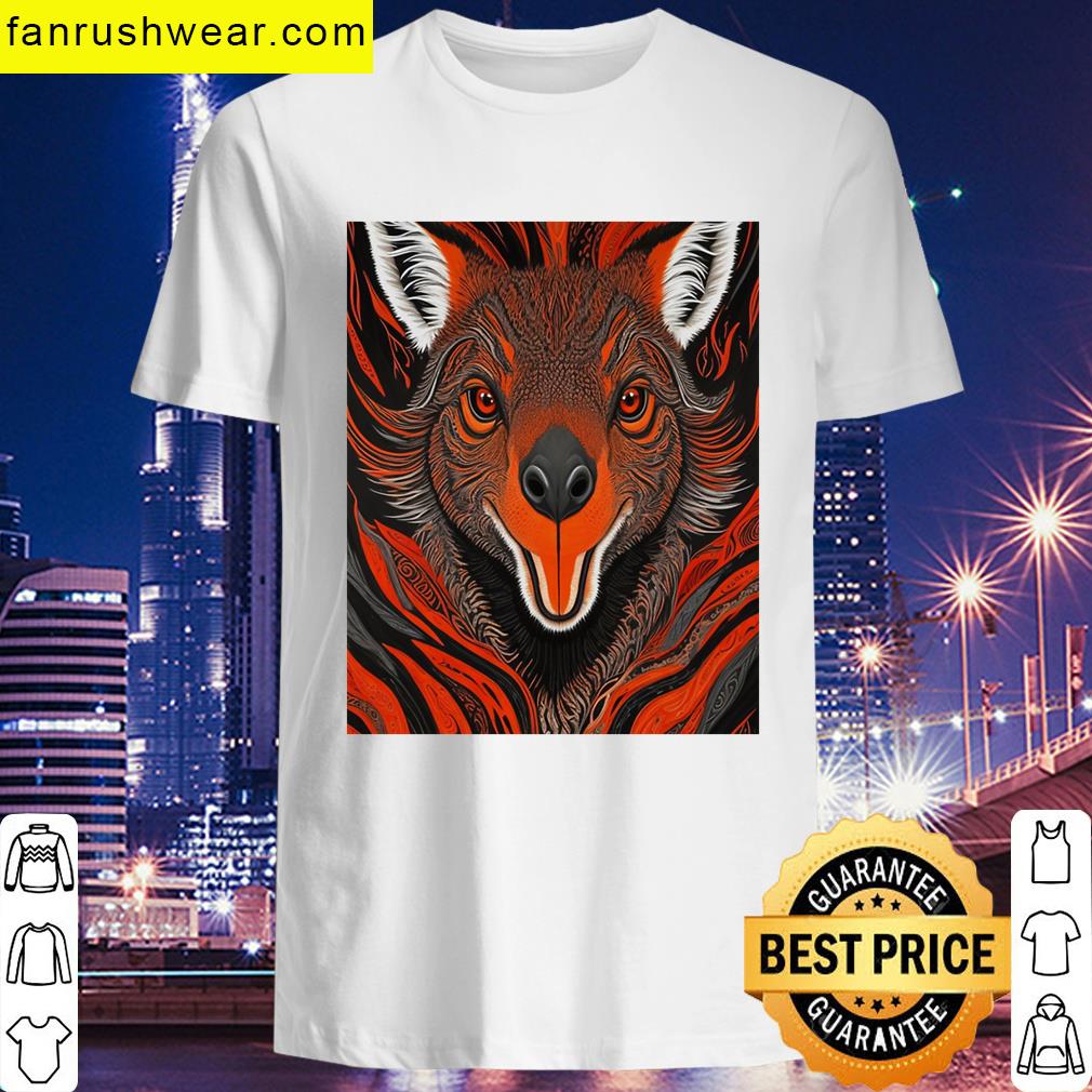 Scarlet Kangaroo Design T-shirt