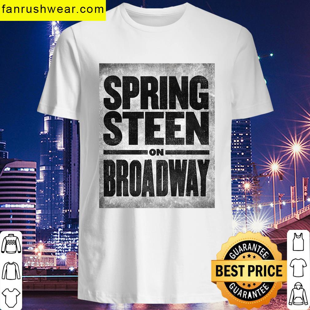Springsteen Graphic Tee Broadway Show T-shirt