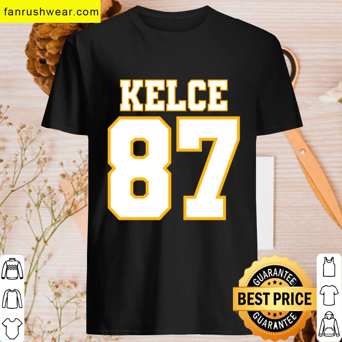 Swift Kelce 87 Red Apparel T-shirt