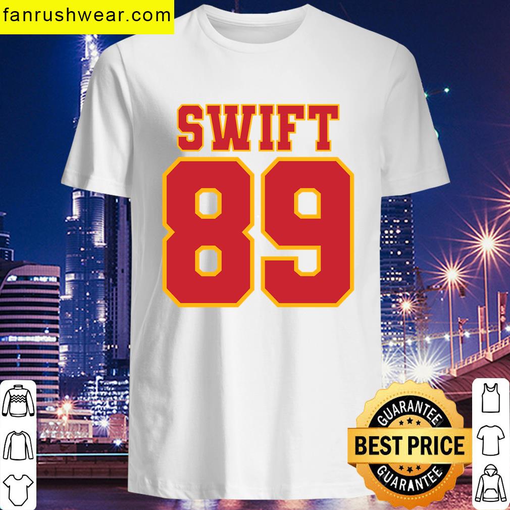 Swift Kelce 89 White Apparel T-shirt