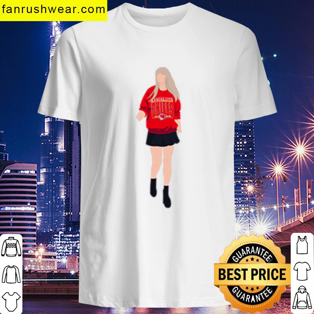 Taylor Swift Chiefs Fan Apparel T-shirt