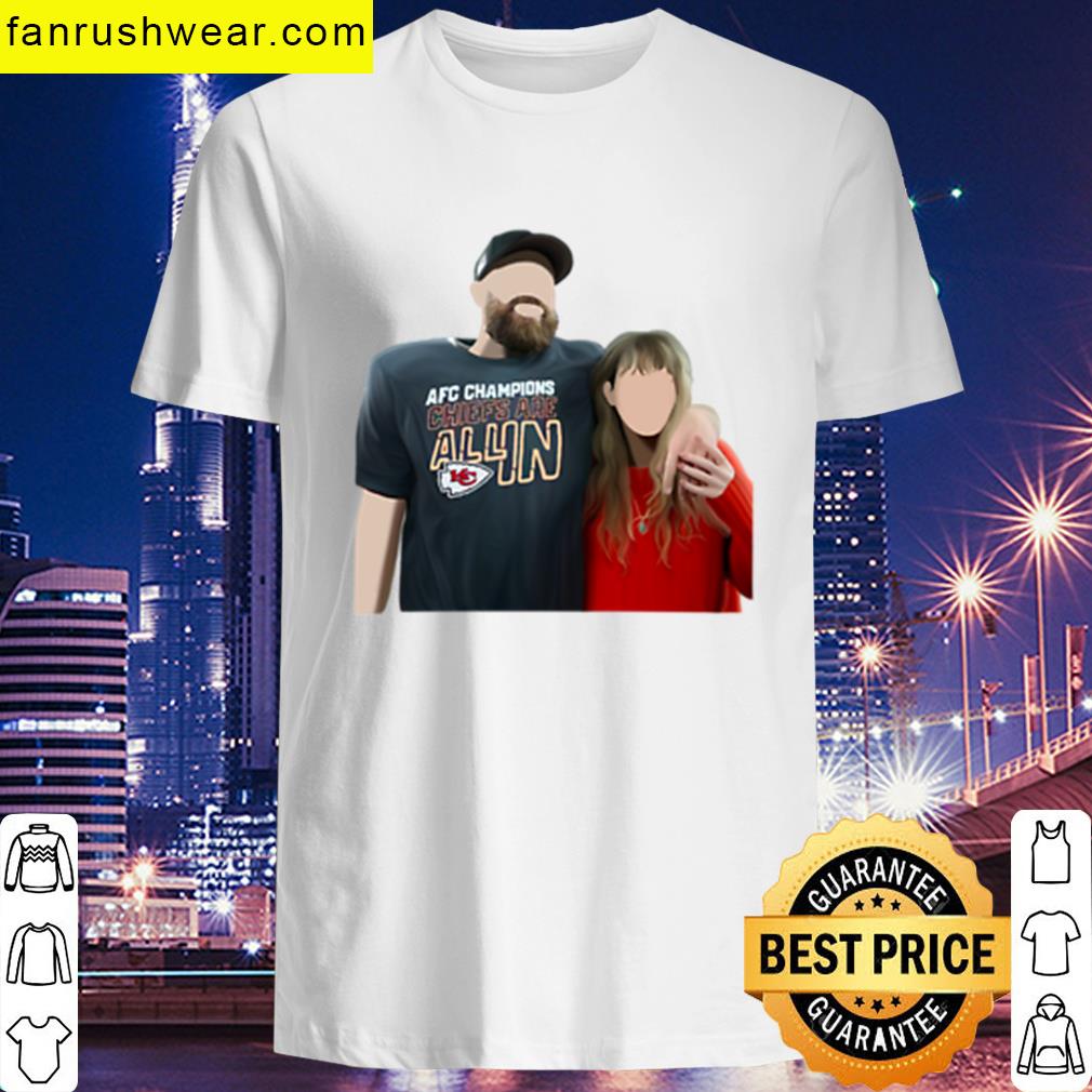 Taylor Swift Travis Kelce Graphic Apparel T-shirt