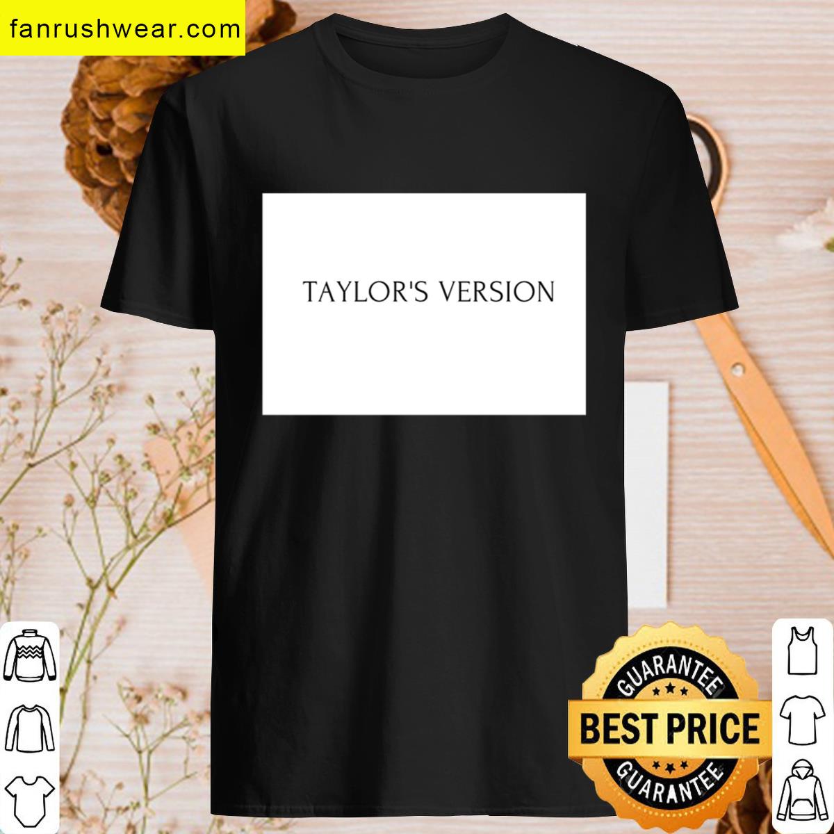 Taylor Swift Version Collection Apparel T-shirt