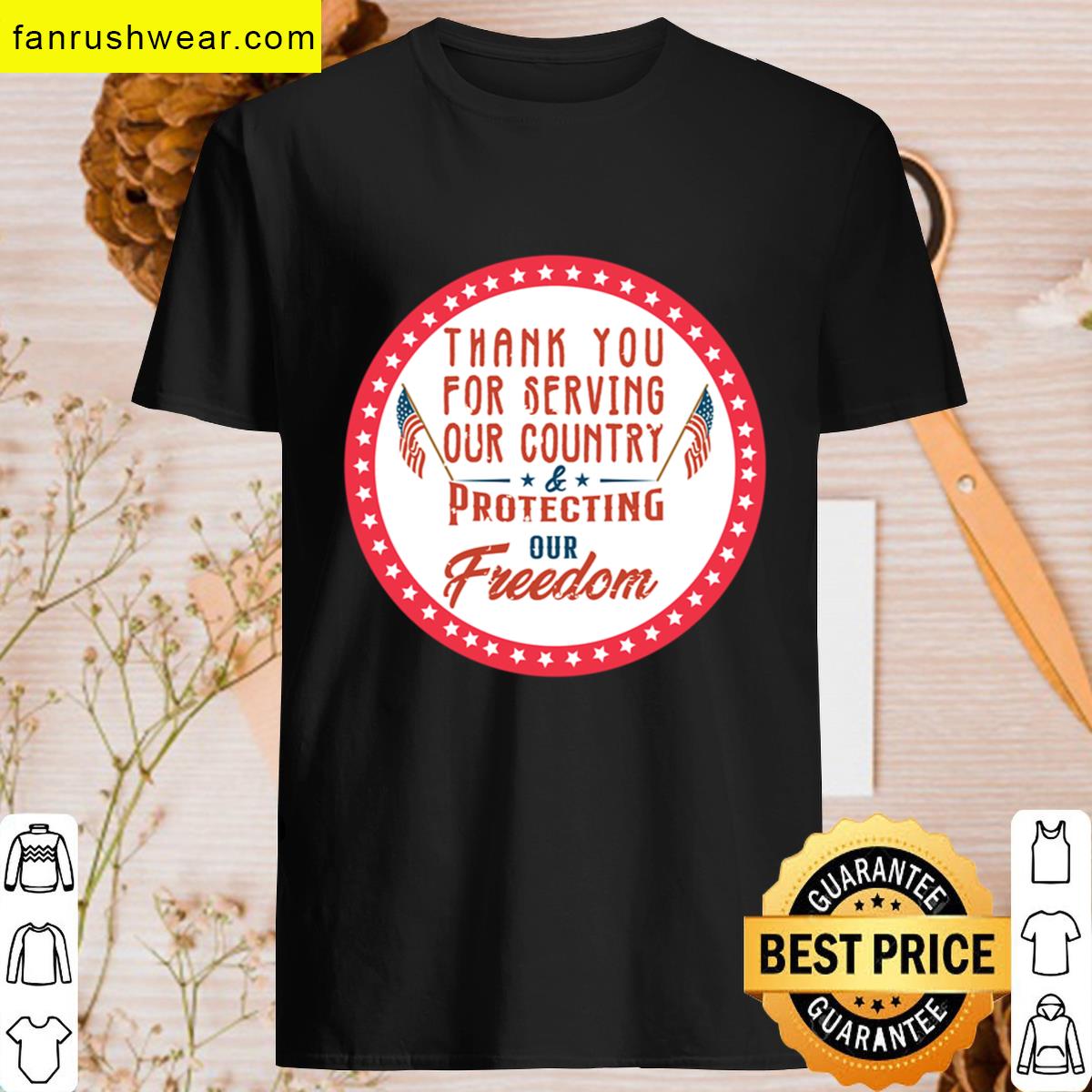 Thank You Veterans Top T-shirt