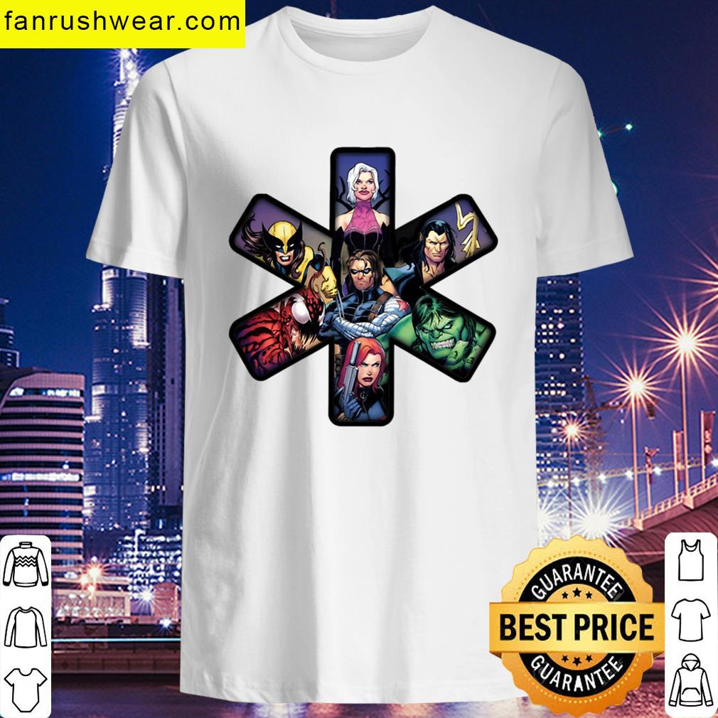 Thunderbolts Anime Print T-shirt