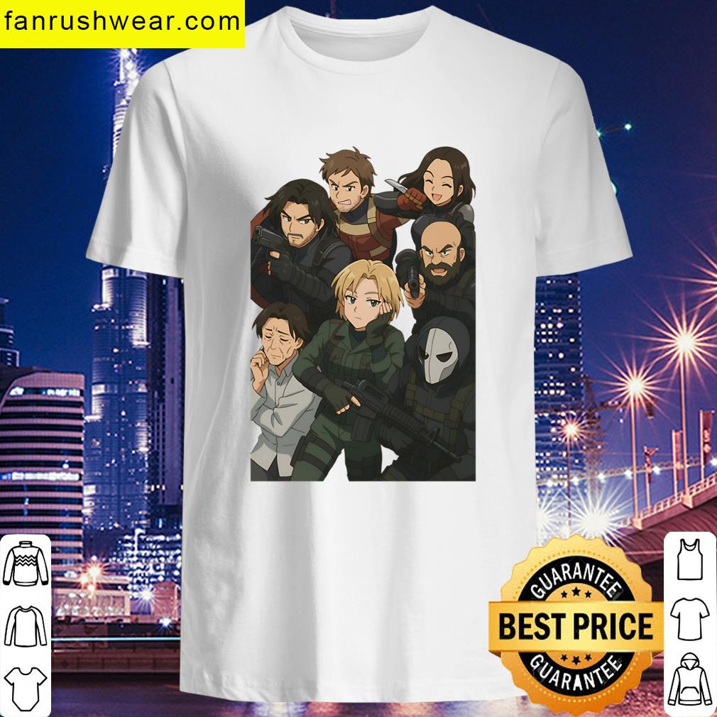 Thunderbolts Anime Team T-shirt