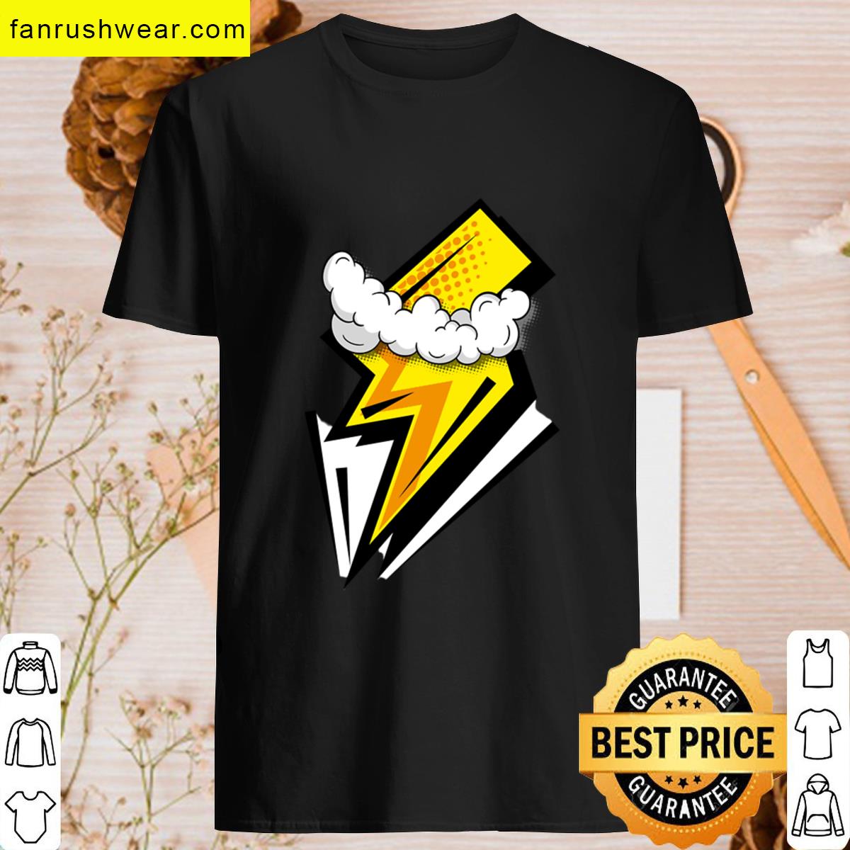 Thunderbolts Fashionable Oversized T-shirt