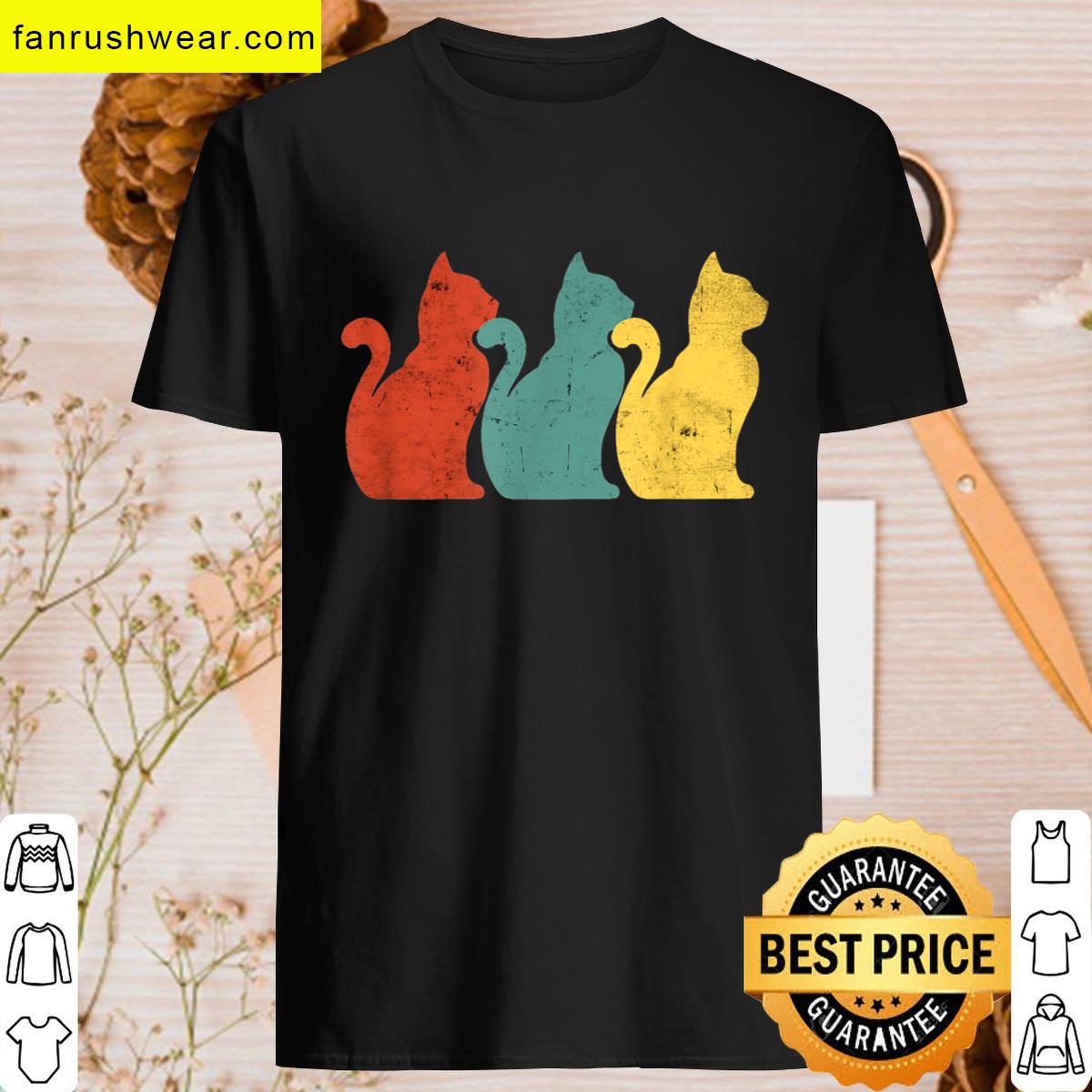 Vintage Cats Apparel T-shirt