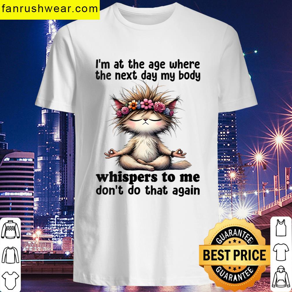 Womens Cat Whisper Tee T-shirt