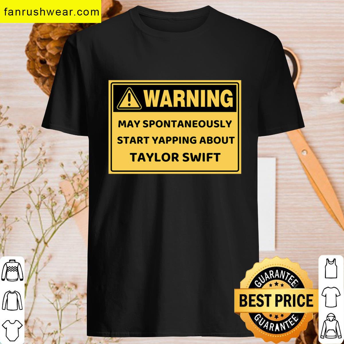 Yapping Warning Pop Music T-shirt