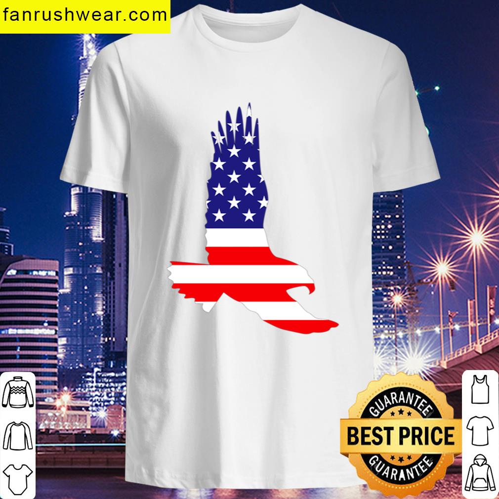 American Eagle And Flag T-shirt